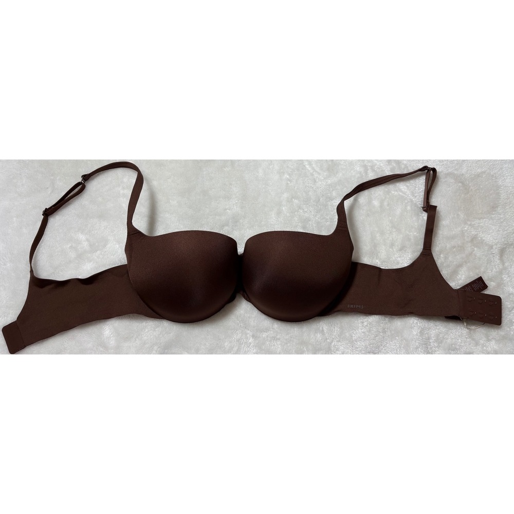 SKIMS Ultimate Push-Up Balconette Bra Cocoa Brown 34C BA-BAL-5486W NWT